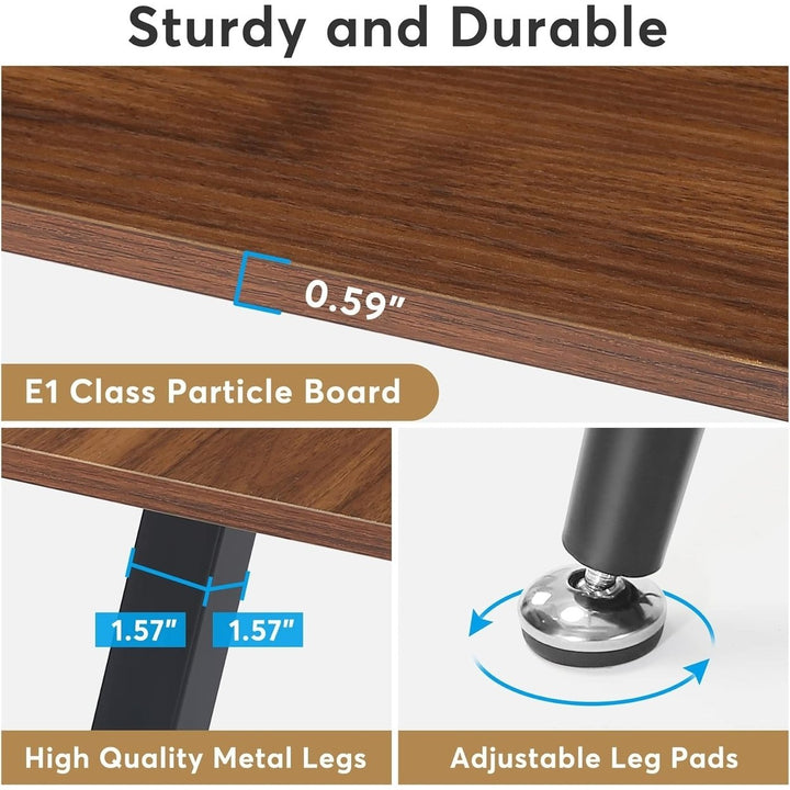 Tribesigns Rectangular Meeting Table 70.8" Modern Conference Table for 6-8 Image 4