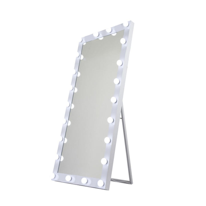 Catalyst Full Length Mirror with LED Lights,24" x 65" Lighted Floor Standing, Full Body,White Image 4
