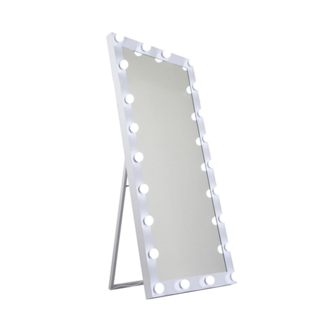 Catalyst Full Length Mirror with LED Lights,24" x 65" Lighted Floor Standing, Full Body,White Image 6