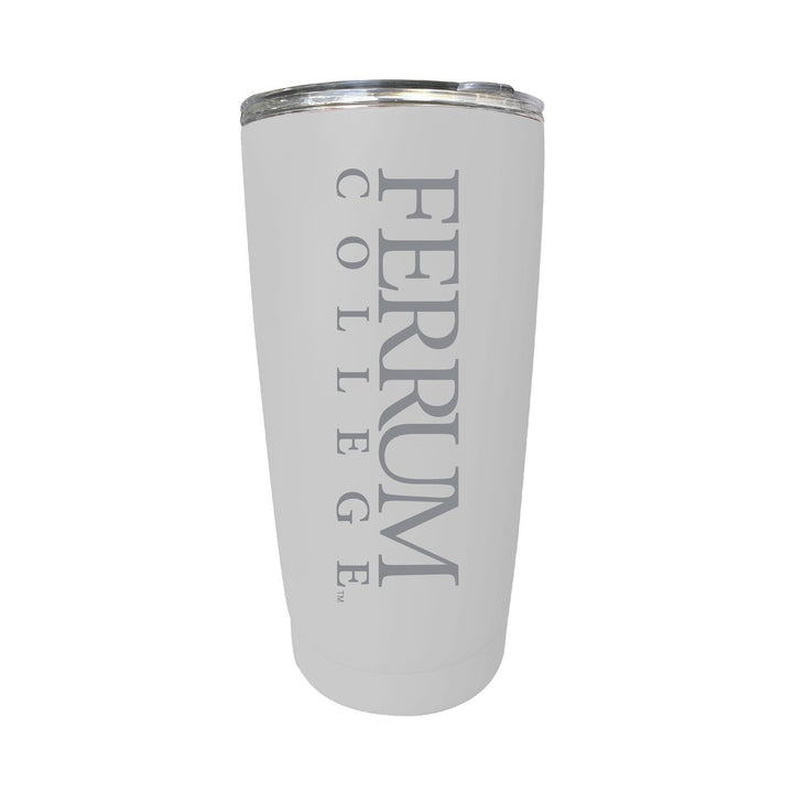 Ferrum College 16 oz Stainless Steel Etched Tumbler - Choose Your Color Image 1