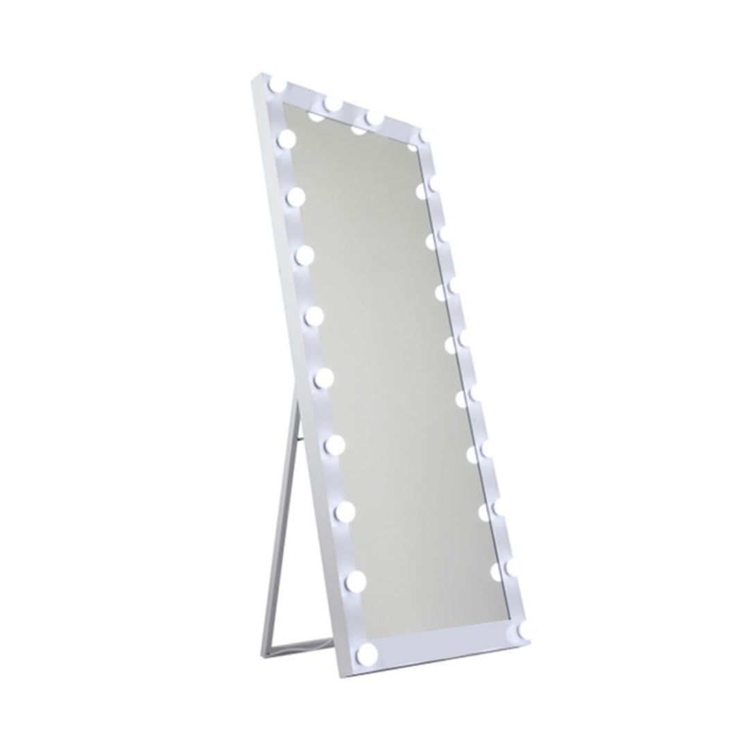 Catalyst Full Length Mirror with LED Lights, Dimming and 3 Color Lighting , 56" x 16" Lighted Floor Standing, White Image 3