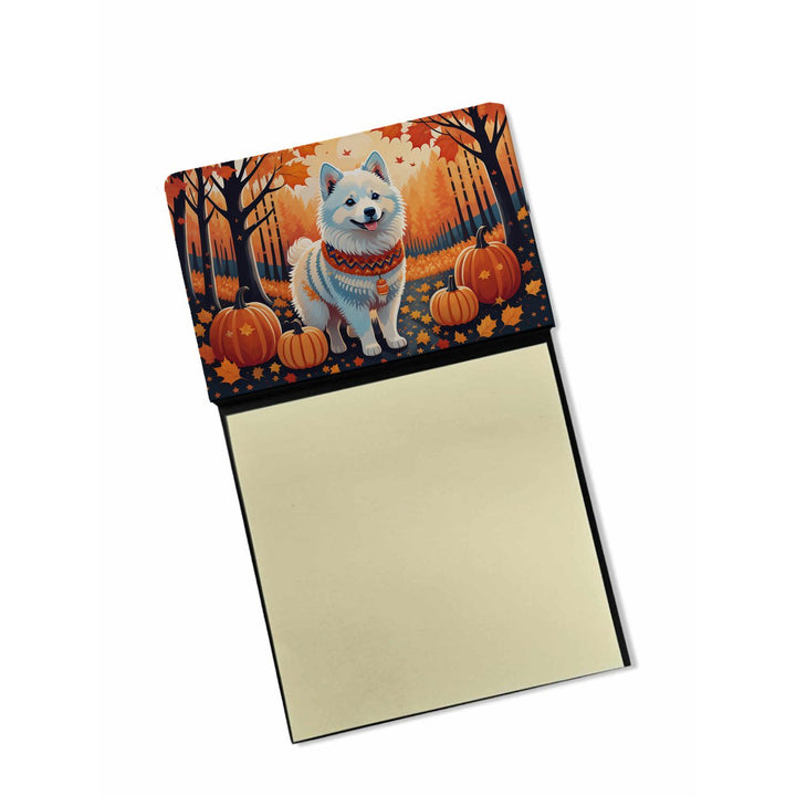 Yorkshire Terrier Fall Sticky Note Holder Image 1