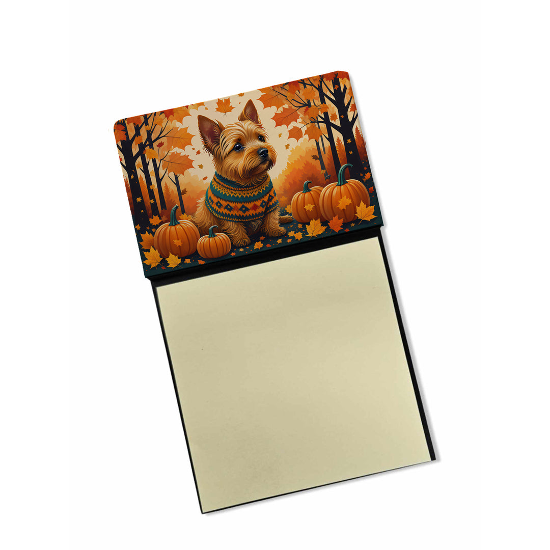 Yorkshire Terrier Fall Sticky Note Holder Image 12