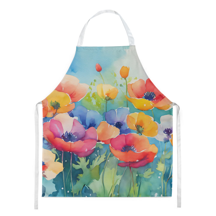 Tulips in Watercolor Apron Image 1