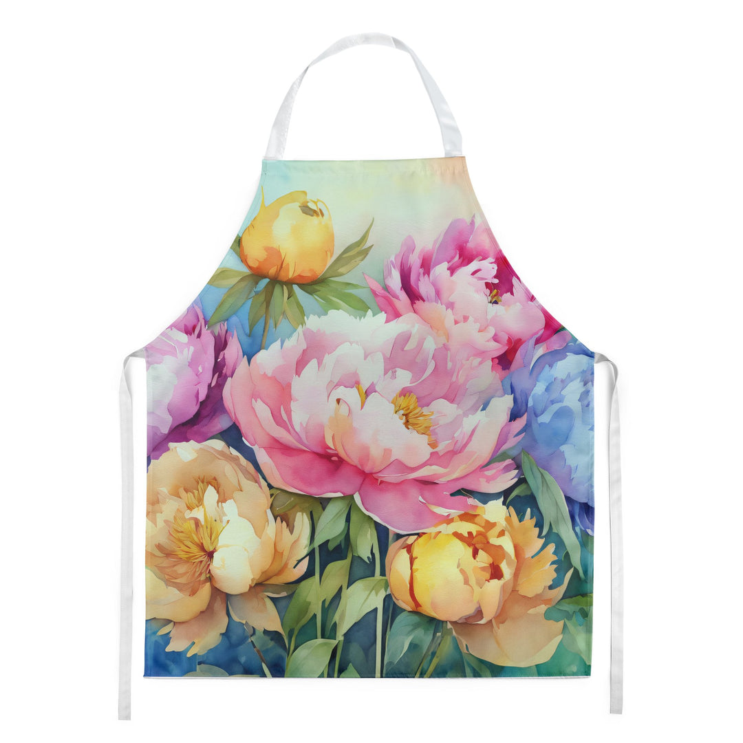 Tulips in Watercolor Apron Image 1