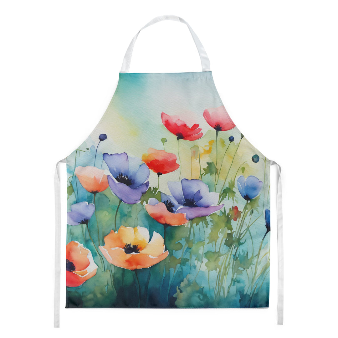 Tulips in Watercolor Apron Image 1