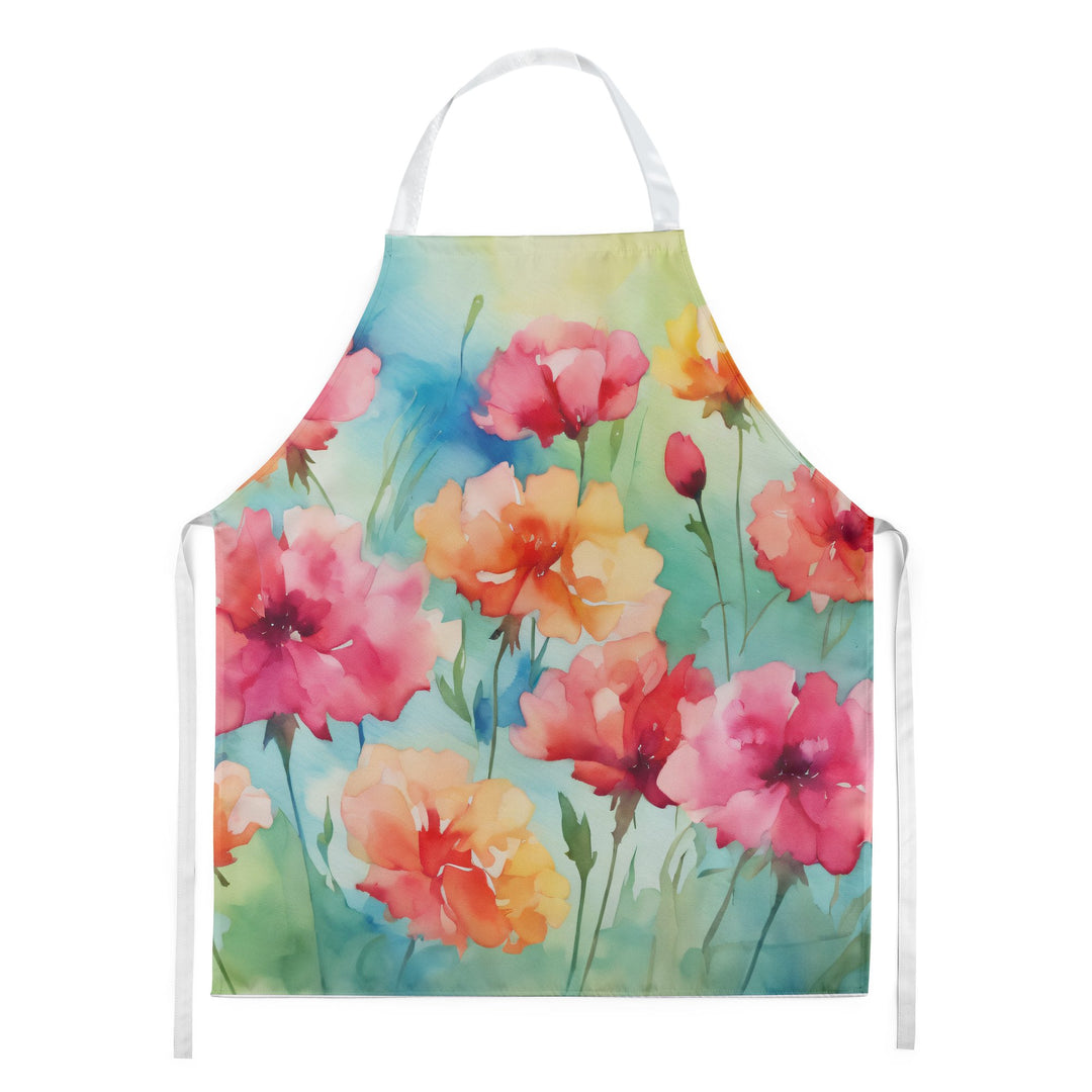 Tulips in Watercolor Apron Image 1