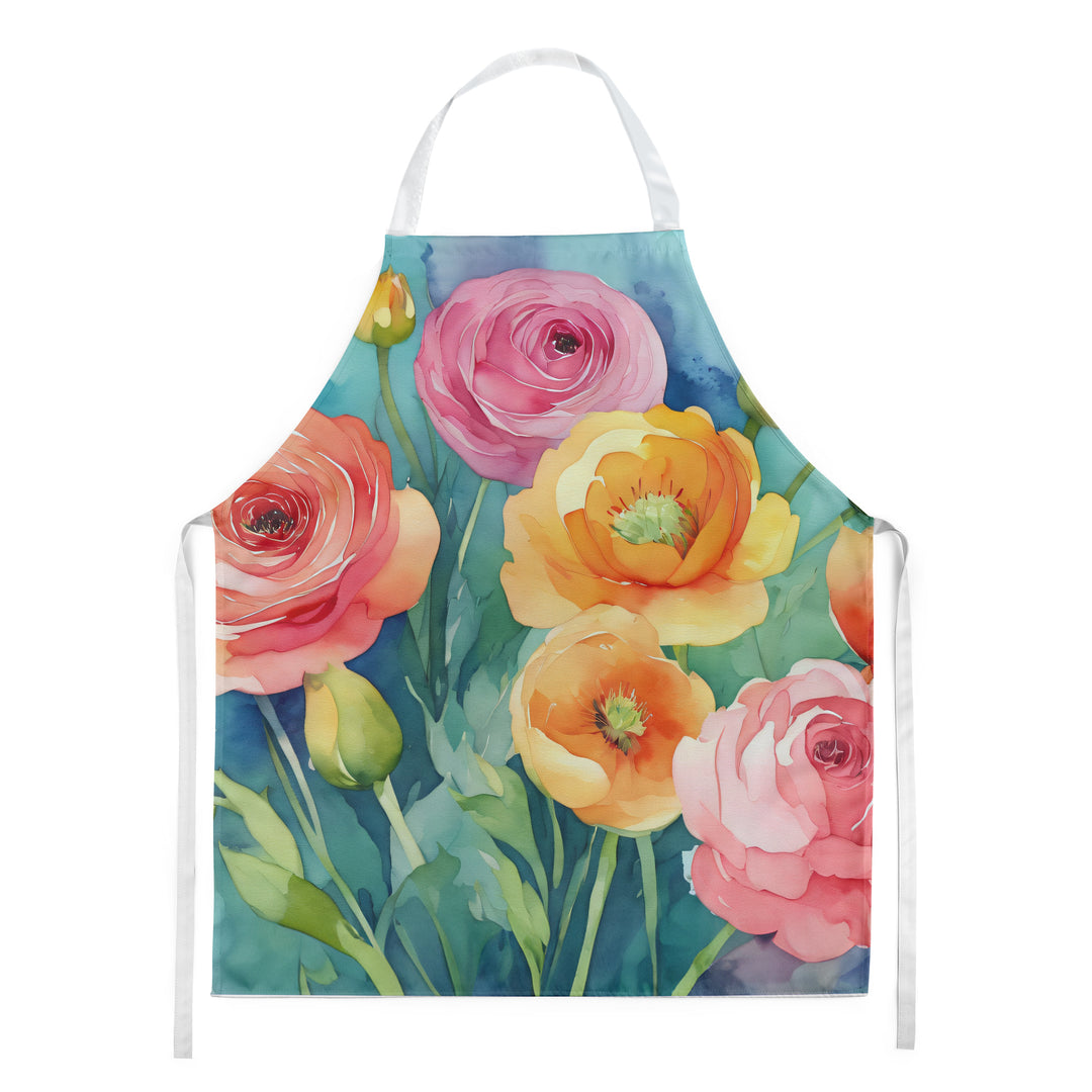 Tulips in Watercolor Apron Image 10