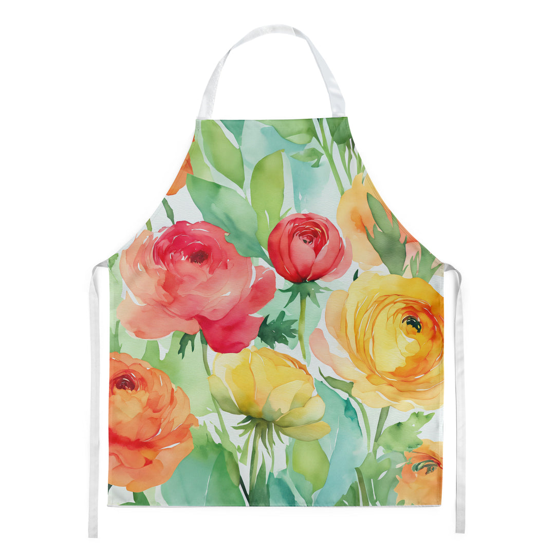 Tulips in Watercolor Apron Image 12