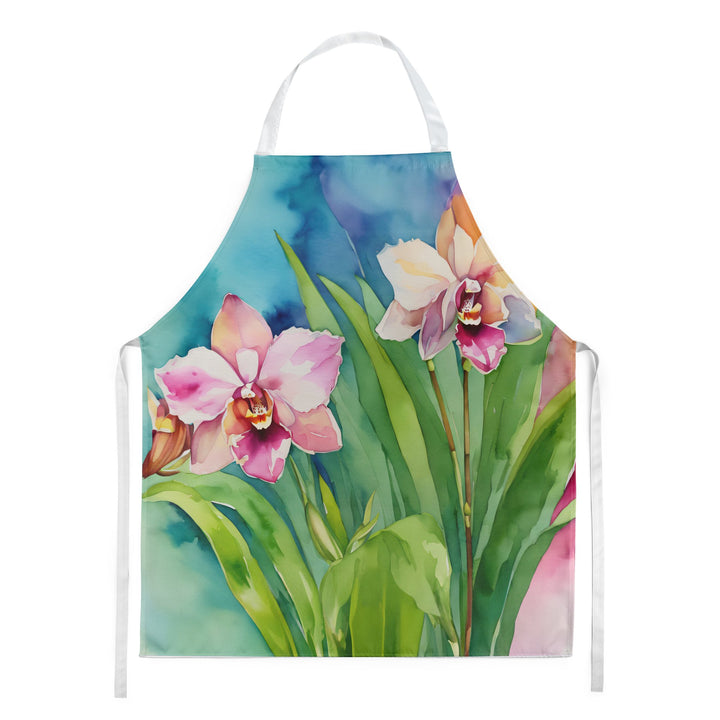 Tulips in Watercolor Apron Image 1