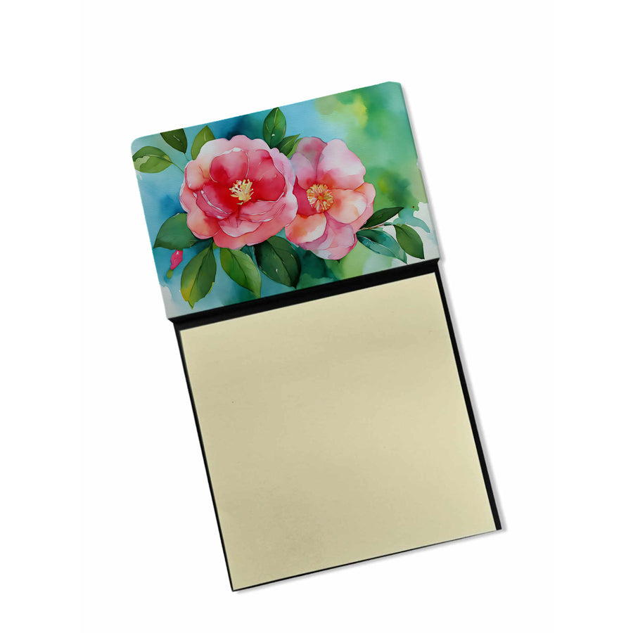 Wyoming Indian Paintbrush in Watercolor Sticky Note Holder Image 1