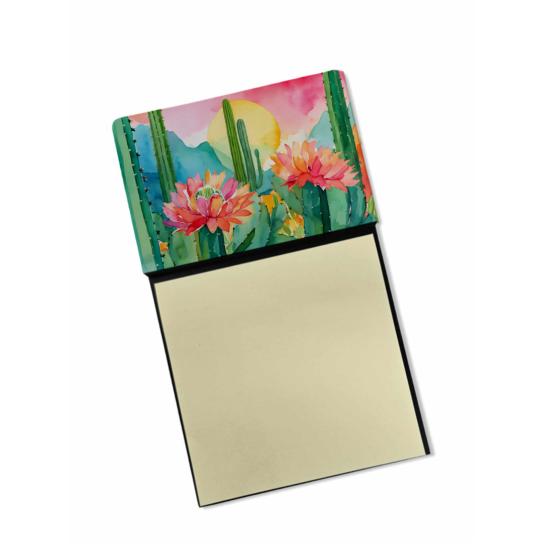 Wyoming Indian Paintbrush in Watercolor Sticky Note Holder Image 5