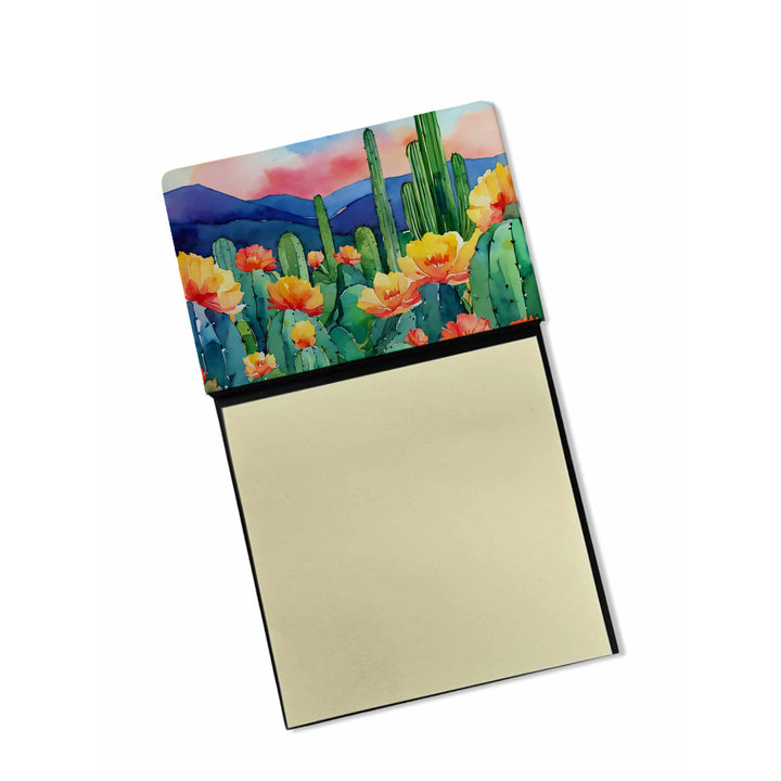 Wyoming Indian Paintbrush in Watercolor Sticky Note Holder Image 6