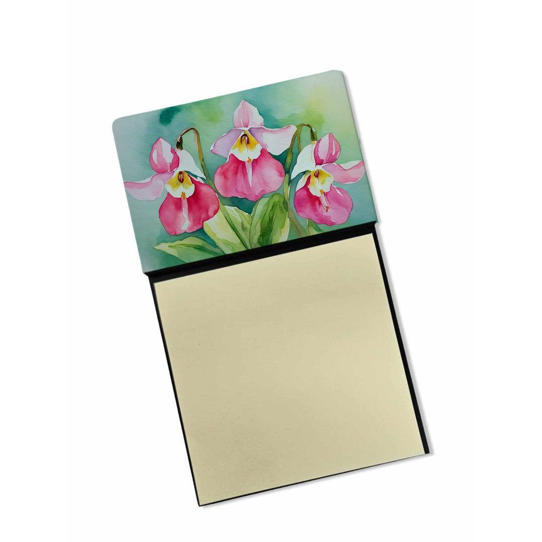 Wyoming Indian Paintbrush in Watercolor Sticky Note Holder Image 1