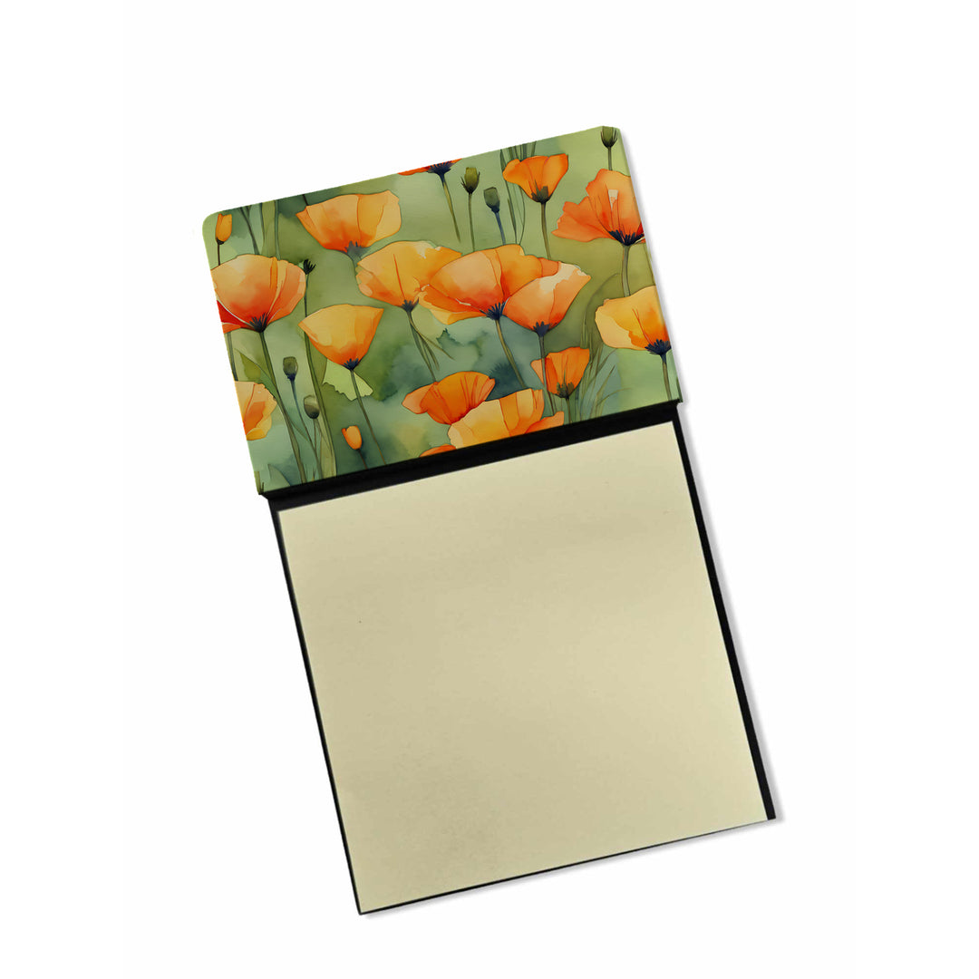 Wyoming Indian Paintbrush in Watercolor Sticky Note Holder Image 10