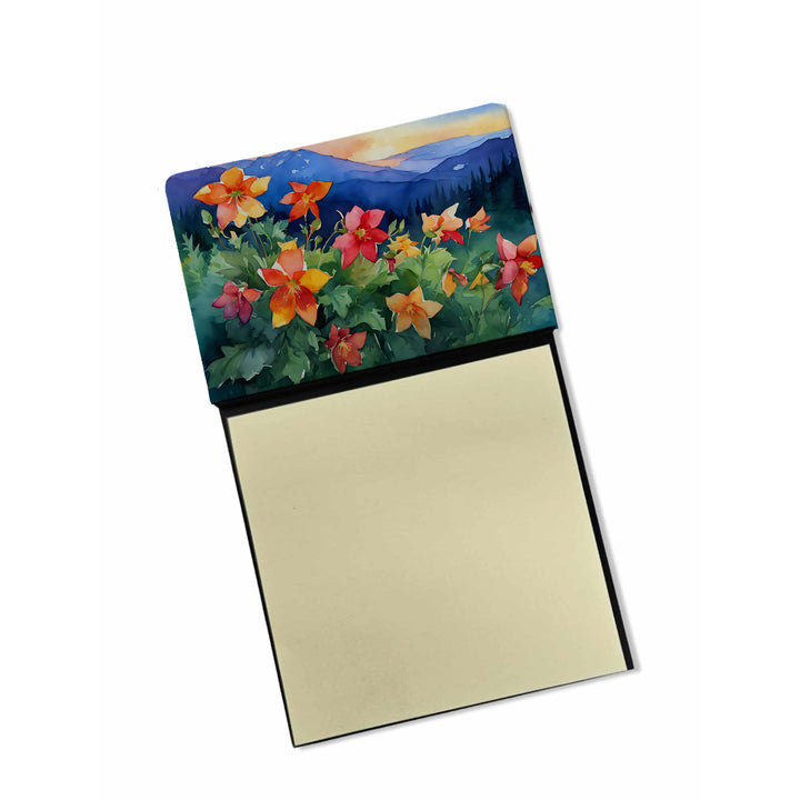 Wyoming Indian Paintbrush in Watercolor Sticky Note Holder Image 12