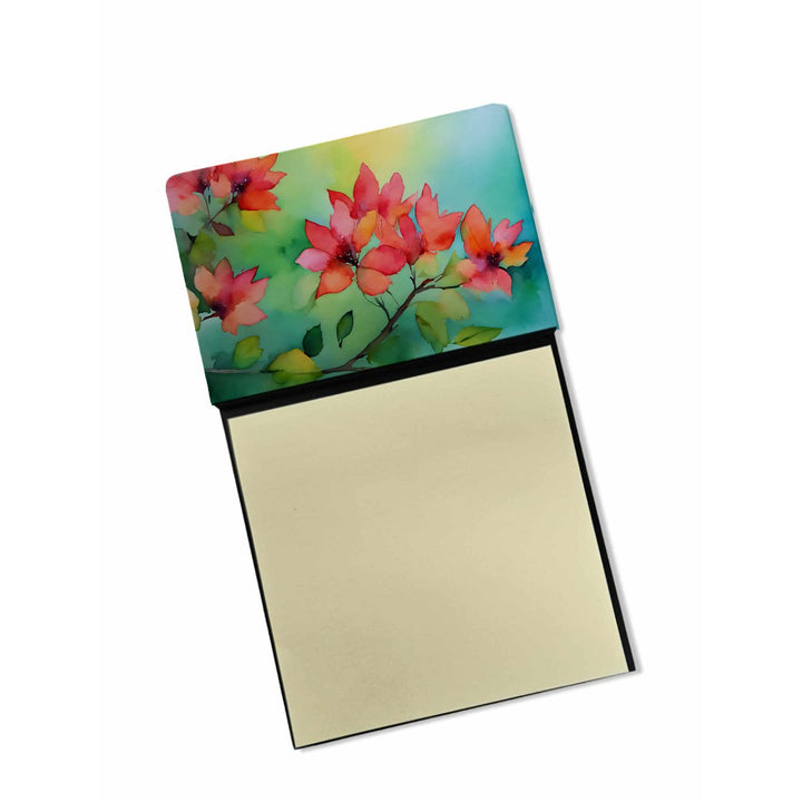 Wyoming Indian Paintbrush in Watercolor Sticky Note Holder Image 1