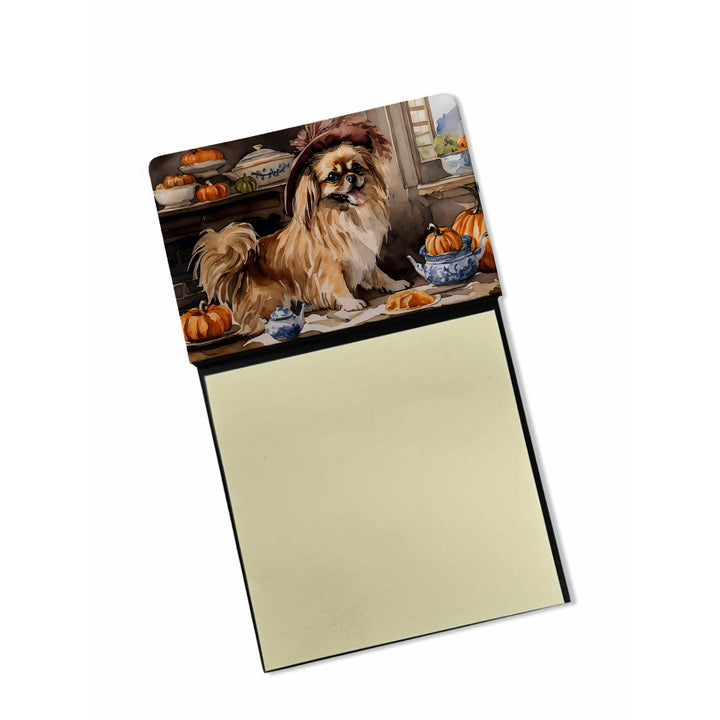 Yorkie Fall Kitchen Pumpkins Sticky Note Holder Image 2