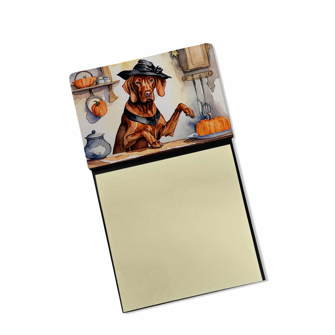 Yorkie Fall Kitchen Pumpkins Sticky Note Holder Image 1