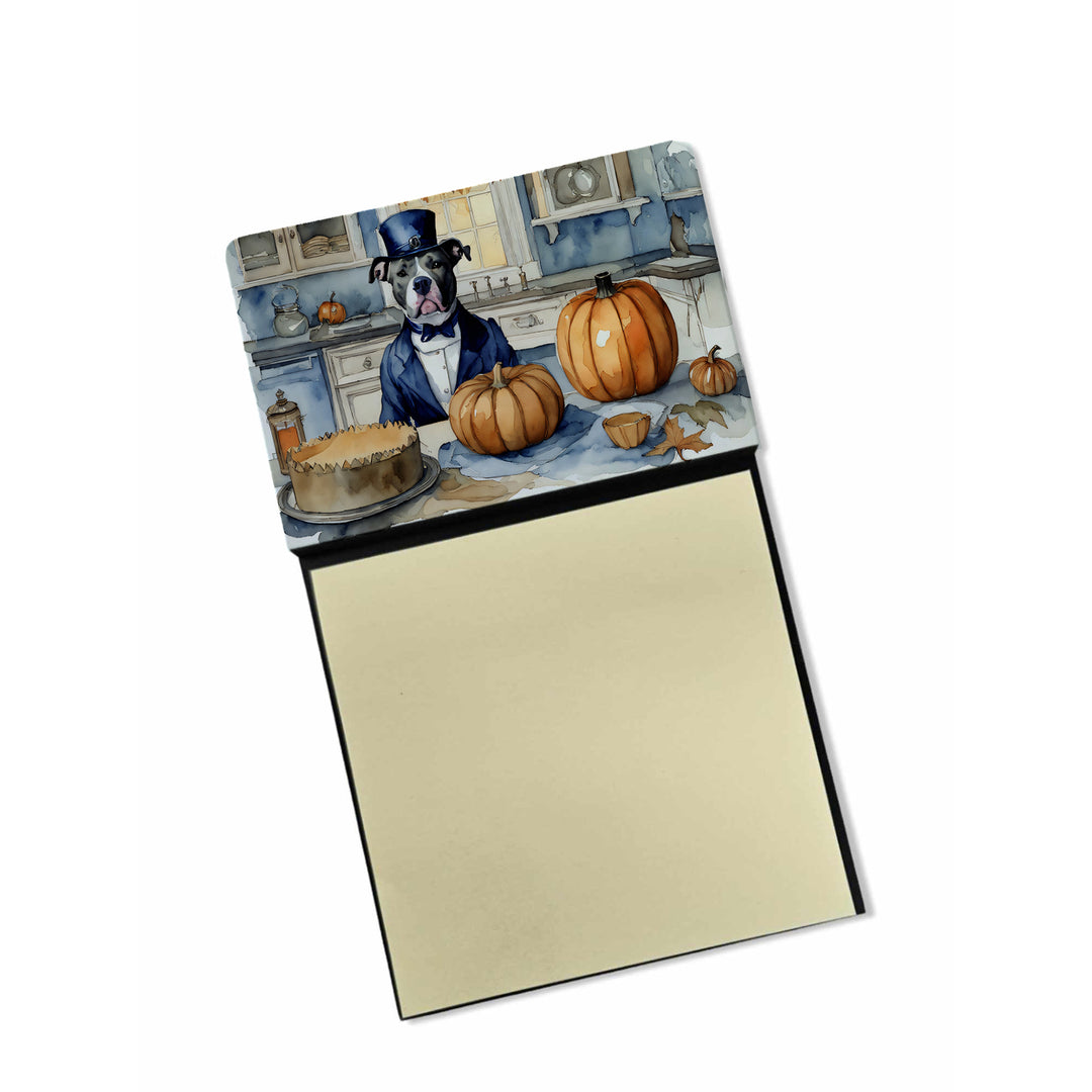 Yorkie Fall Kitchen Pumpkins Sticky Note Holder Image 6