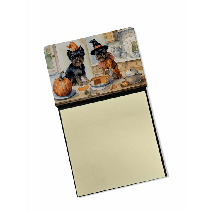 Yorkie Fall Kitchen Pumpkins Sticky Note Holder Image 1