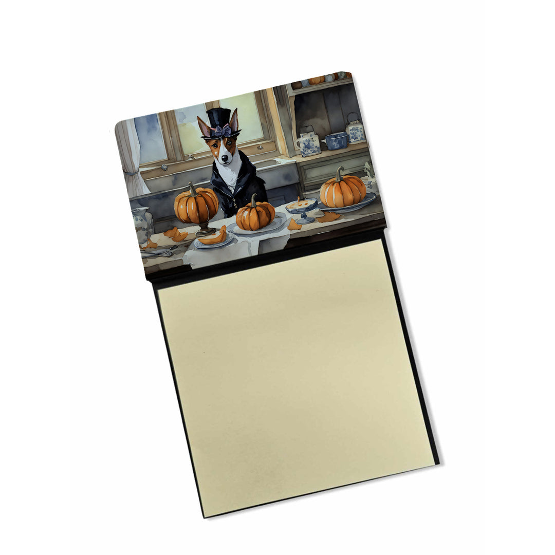 Yorkie Fall Kitchen Pumpkins Sticky Note Holder Image 11