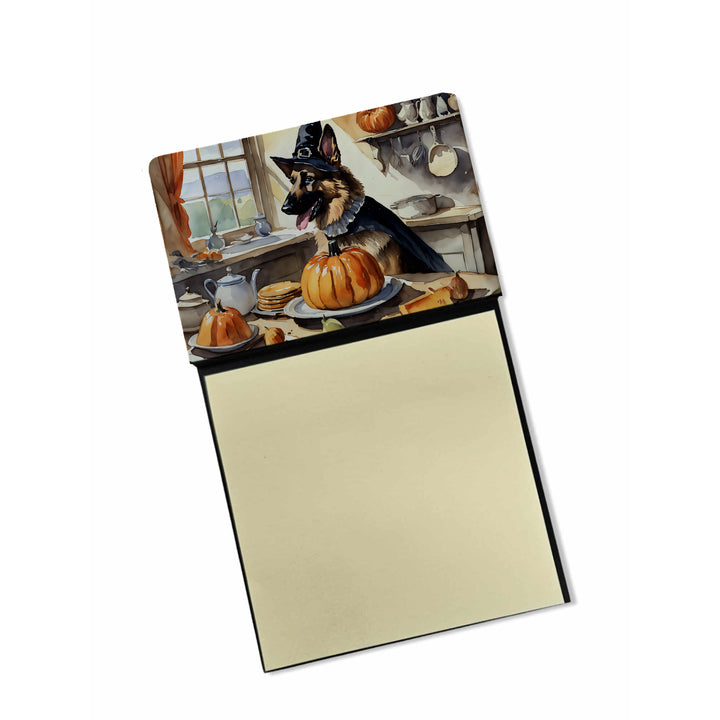 Yorkie Fall Kitchen Pumpkins Sticky Note Holder Image 5