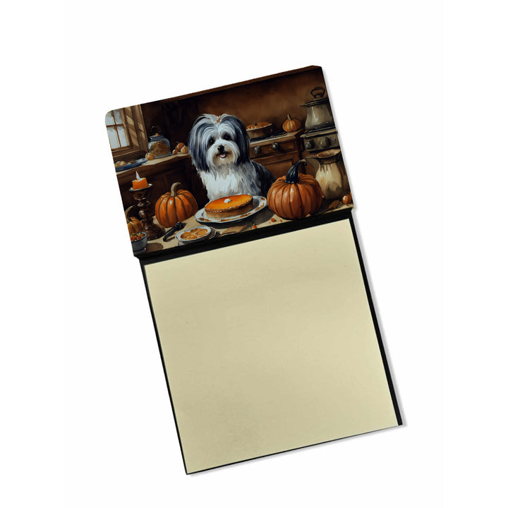 Yorkie Fall Kitchen Pumpkins Sticky Note Holder Image 10