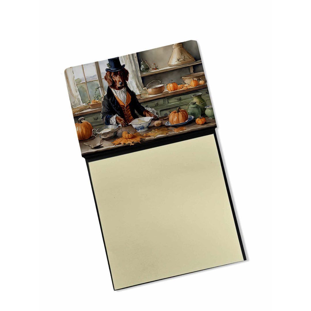 Yorkie Fall Kitchen Pumpkins Sticky Note Holder Image 11