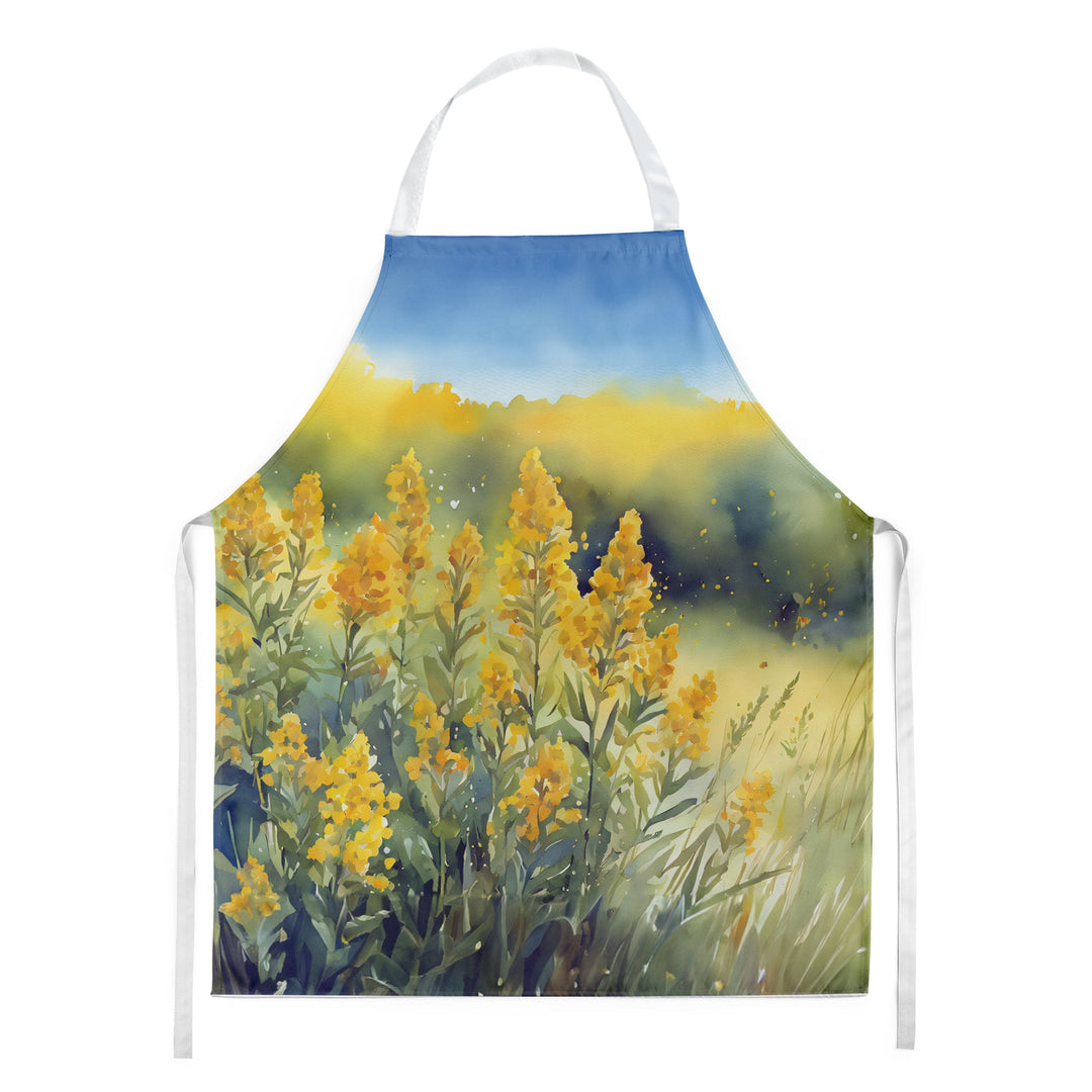 Wyoming Indian Paintbrush in Watercolor Apron Image 11