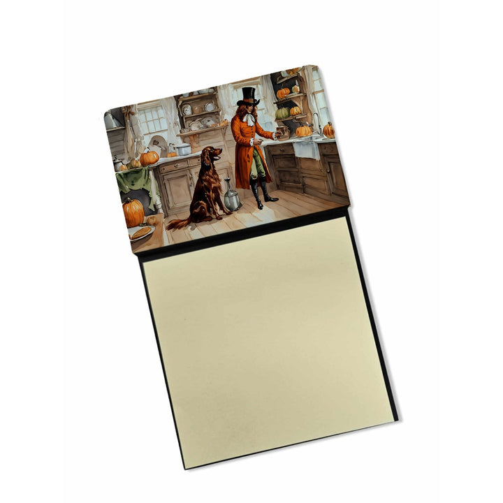 Yorkie Fall Kitchen Pumpkins Sticky Note Holder Image 1