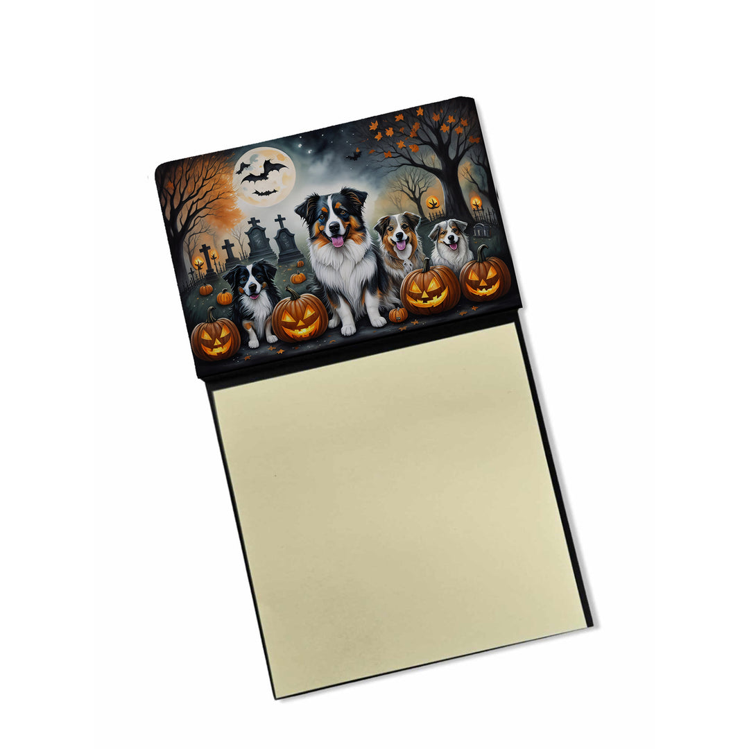 Yorkshire Terrier Spooky Halloween Sticky Note Holder Image 9