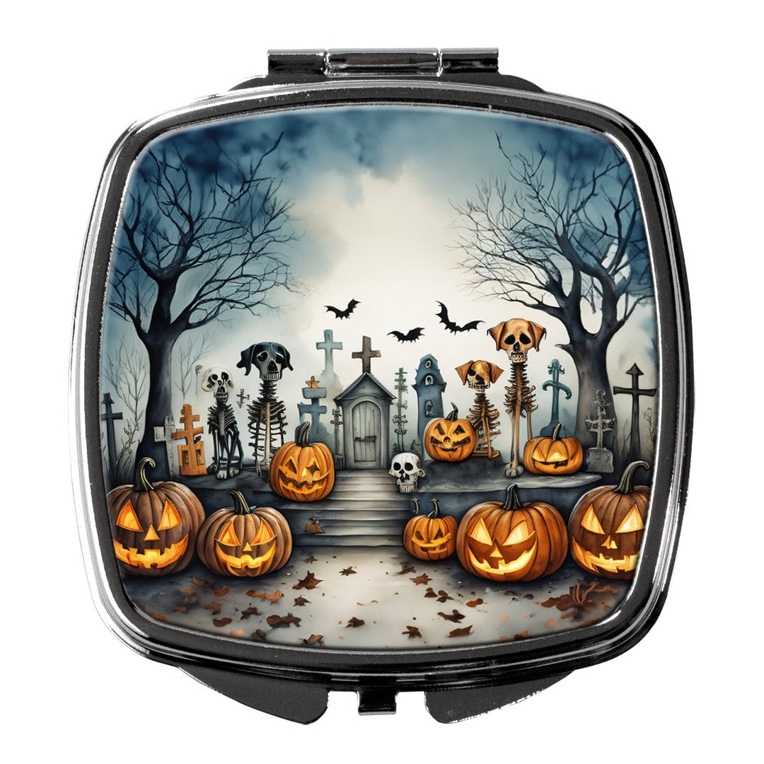 Zombies Spooky Halloween Compact Mirror Image 1