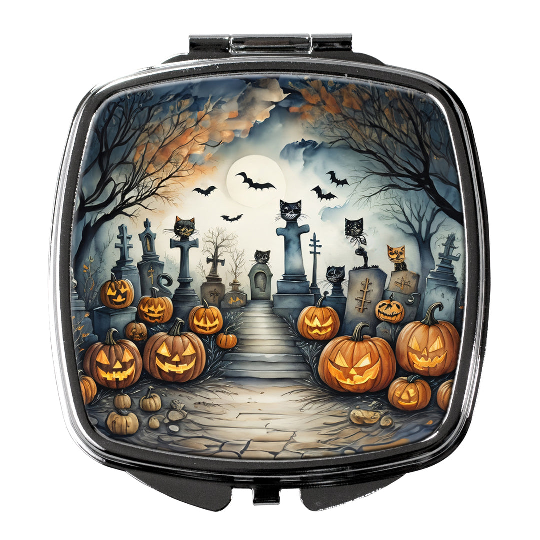Zombies Spooky Halloween Compact Mirror Image 8
