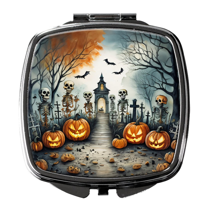 Zombies Spooky Halloween Compact Mirror Image 1