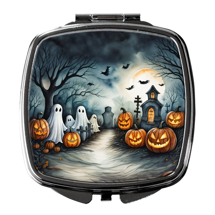 Zombies Spooky Halloween Compact Mirror Image 1