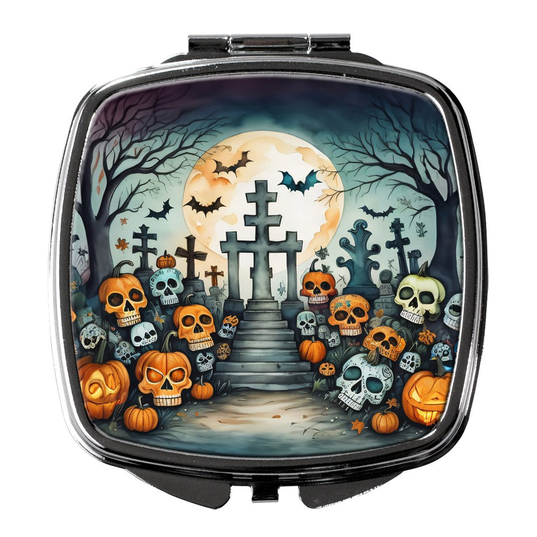 Zombies Spooky Halloween Compact Mirror Image 1