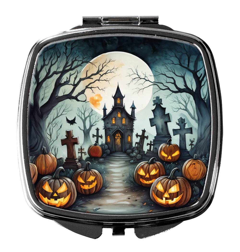 Zombies Spooky Halloween Compact Mirror Image 1