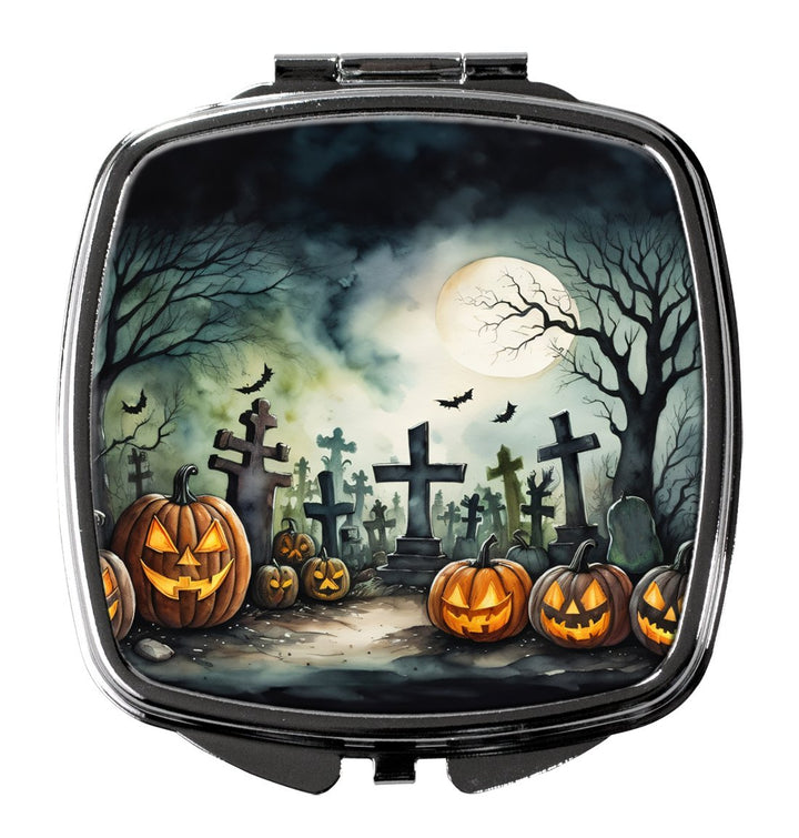 Zombies Spooky Halloween Compact Mirror Image 3