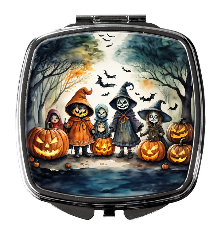 Zombies Spooky Halloween Compact Mirror Image 1