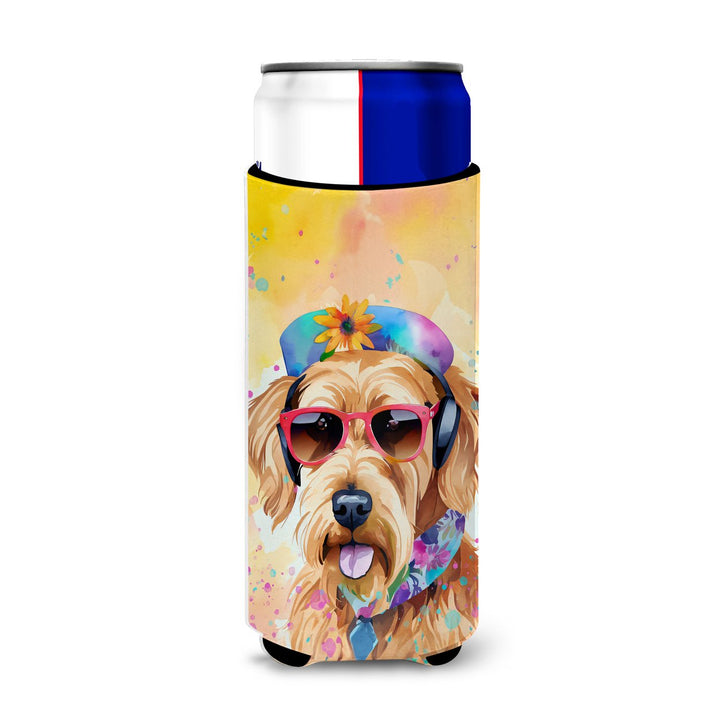 Yorkshire Terrier Hippie Dawg Hugger for Ultra Slim Cans Image 4