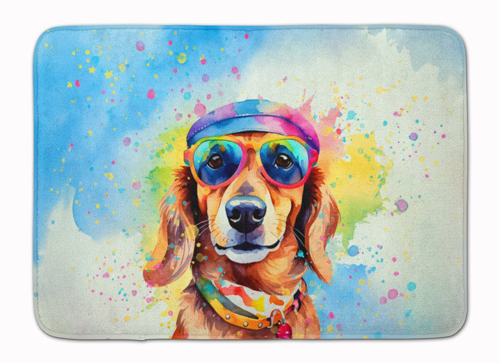 Yorkshire Terrier Hippie Dawg Memory Foam Kitchen Mat Image 1