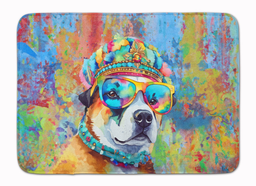 Yorkshire Terrier Hippie Dawg Memory Foam Kitchen Mat Image 1