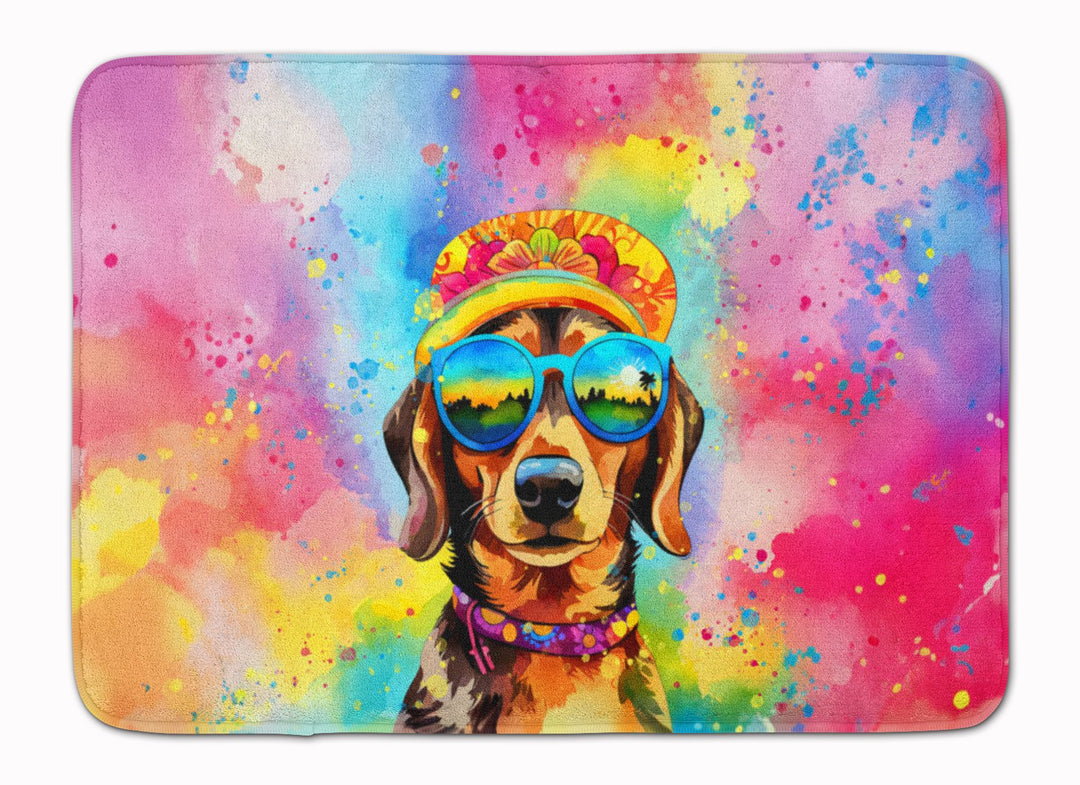 Yorkshire Terrier Hippie Dawg Memory Foam Kitchen Mat Image 1