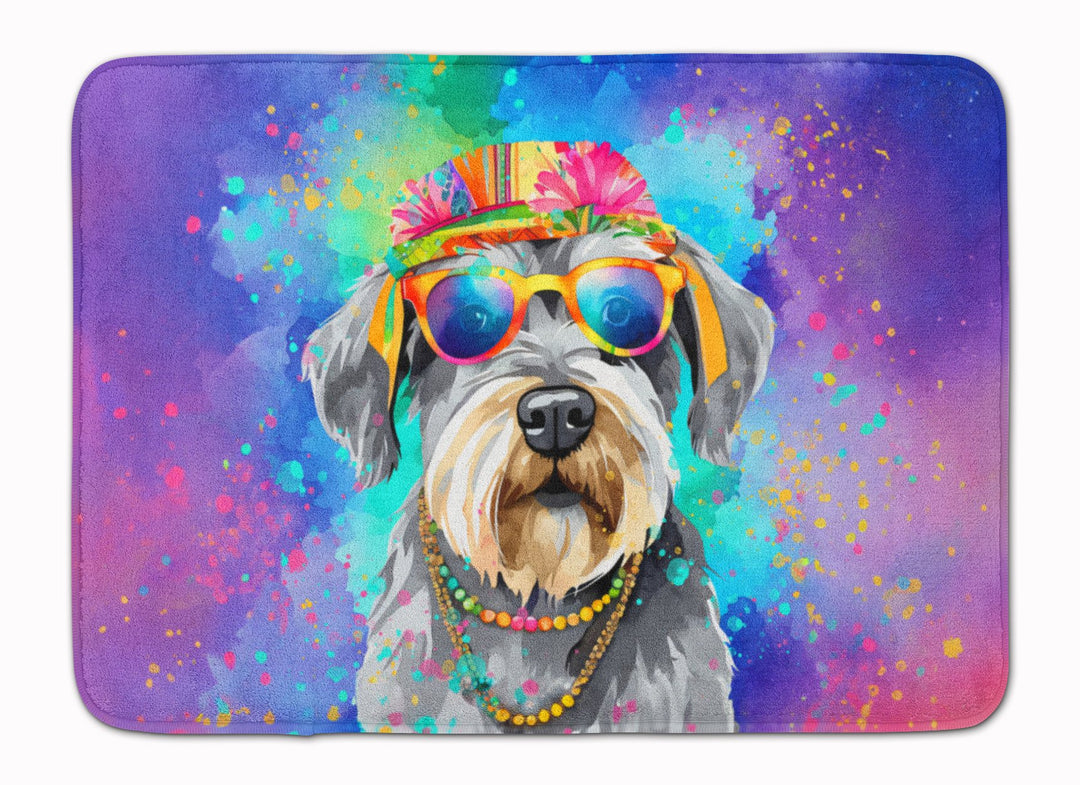 Yorkshire Terrier Hippie Dawg Memory Foam Kitchen Mat Image 1