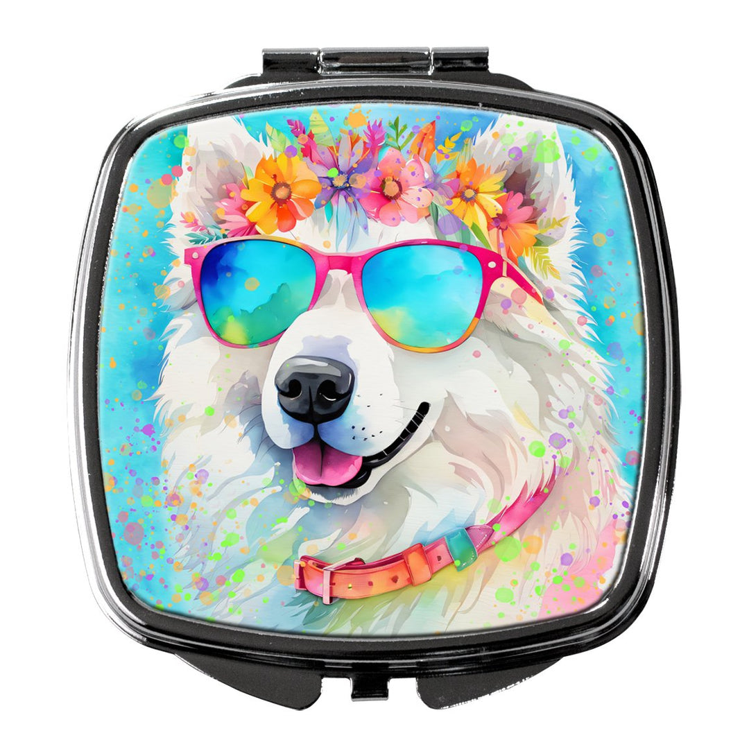 Yorkshire Terrier Hippie Dawg Compact Mirror Image 1