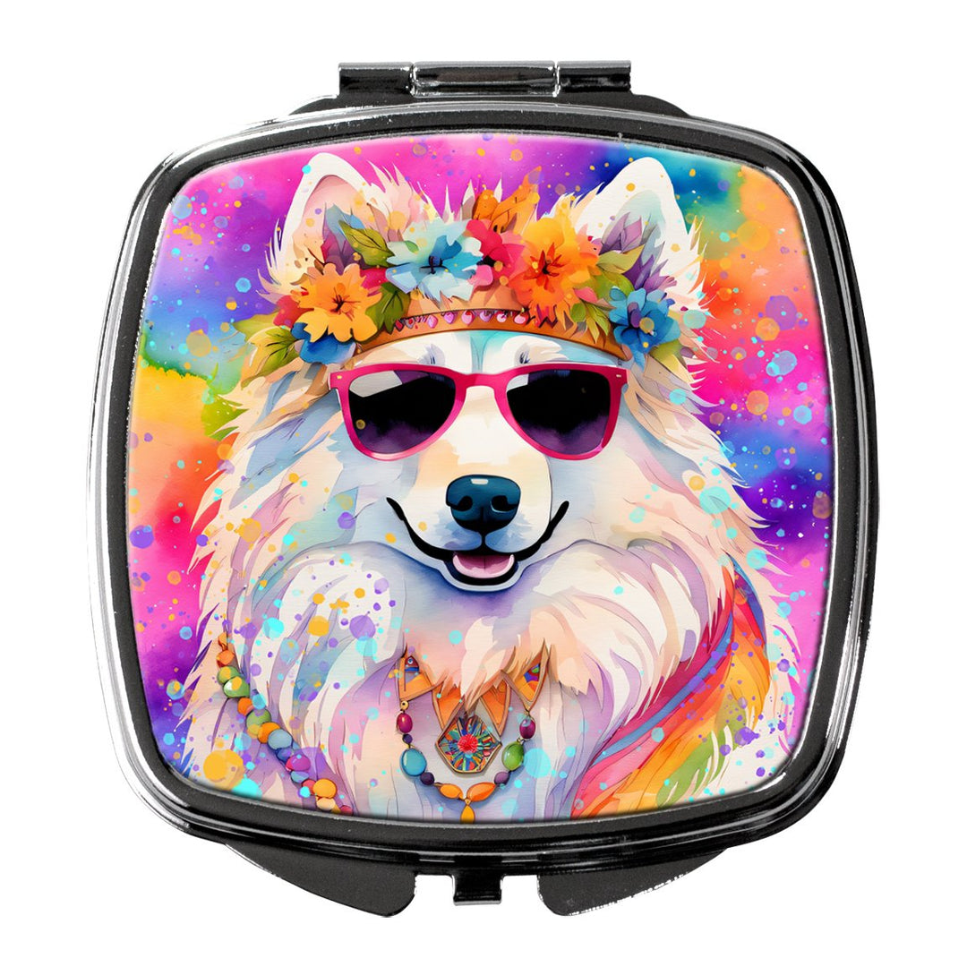 Yorkshire Terrier Hippie Dawg Compact Mirror Image 1