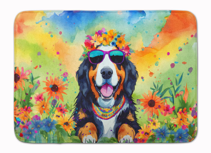 Yorkshire Terrier Hippie Dawg Memory Foam Kitchen Mat Image 1