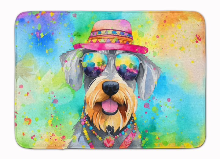 Yorkshire Terrier Hippie Dawg Memory Foam Kitchen Mat Image 1