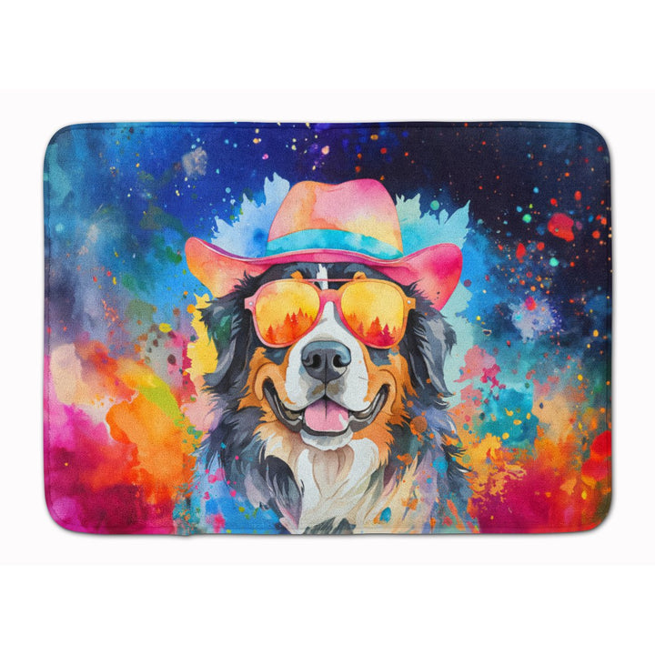 Yorkshire Terrier Hippie Dawg Memory Foam Kitchen Mat Image 1